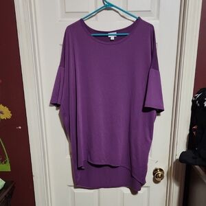 Lularoe Plain Print Purple Irma 2xl